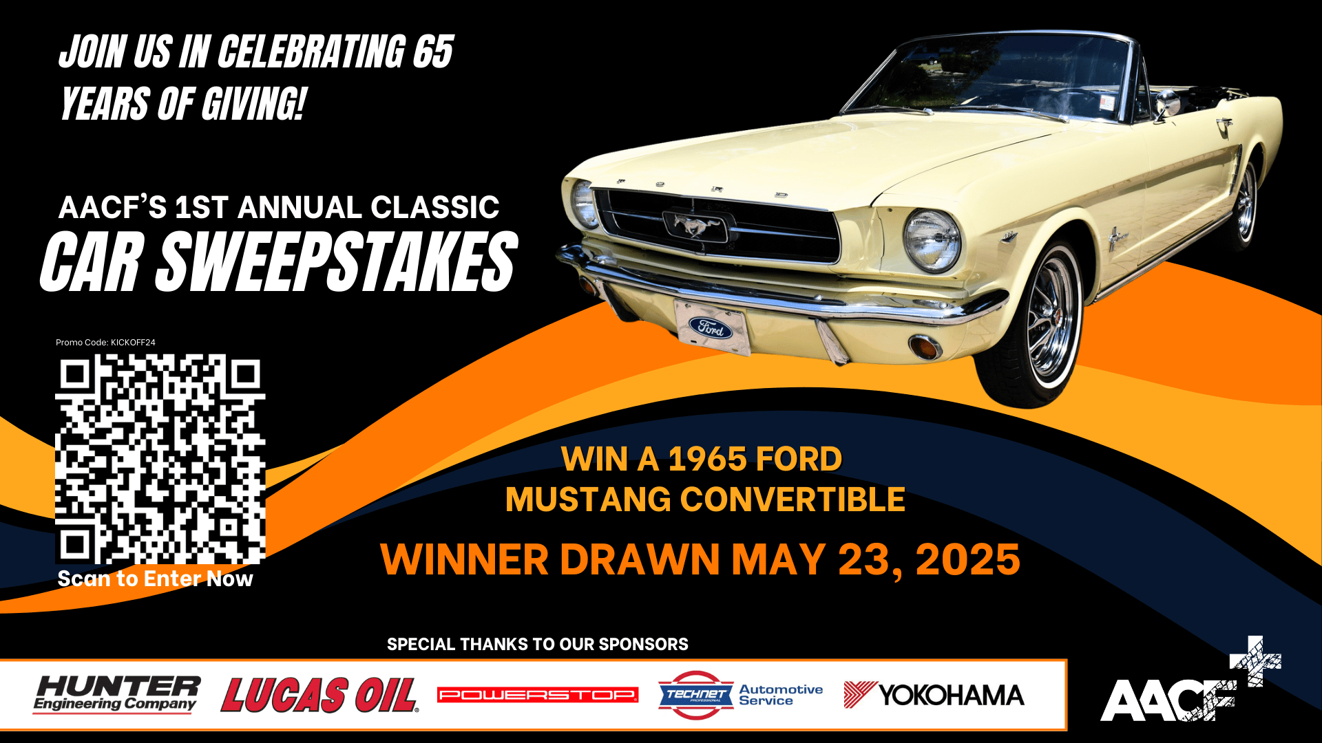 Win a 1965 Classic Mustang Converable